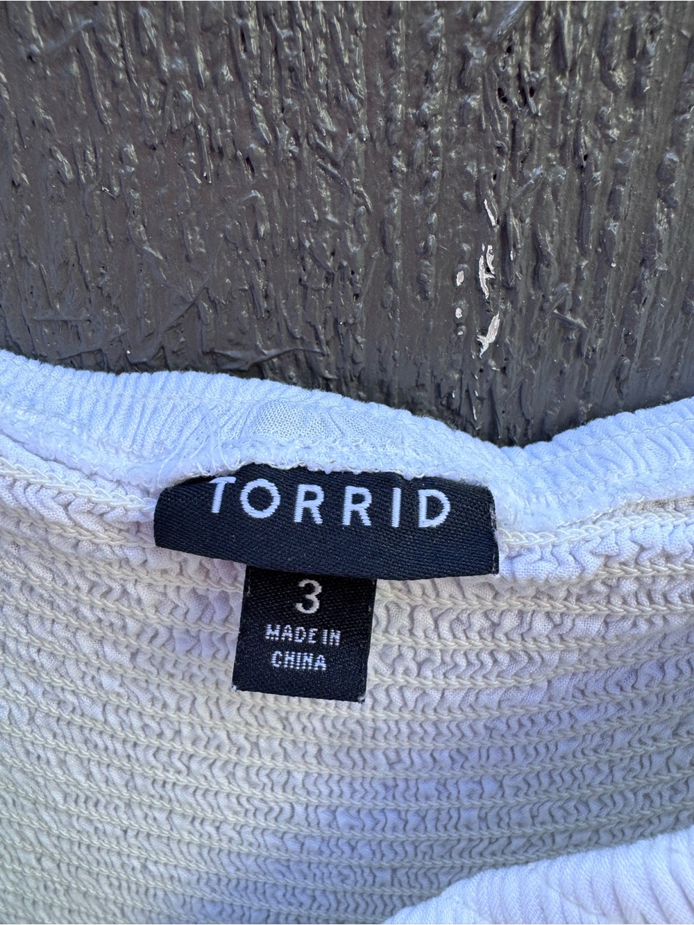 Torrid White Short Sleeve Wrap Bodice Babydoll Dress, Size 3 - Picture 2 of 7